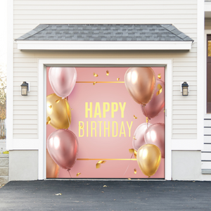 Happy Birthday garage door covers 