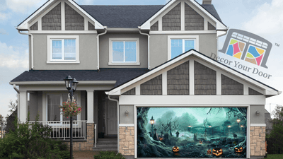 Halloween Garage Door Decoration Ideas 2025