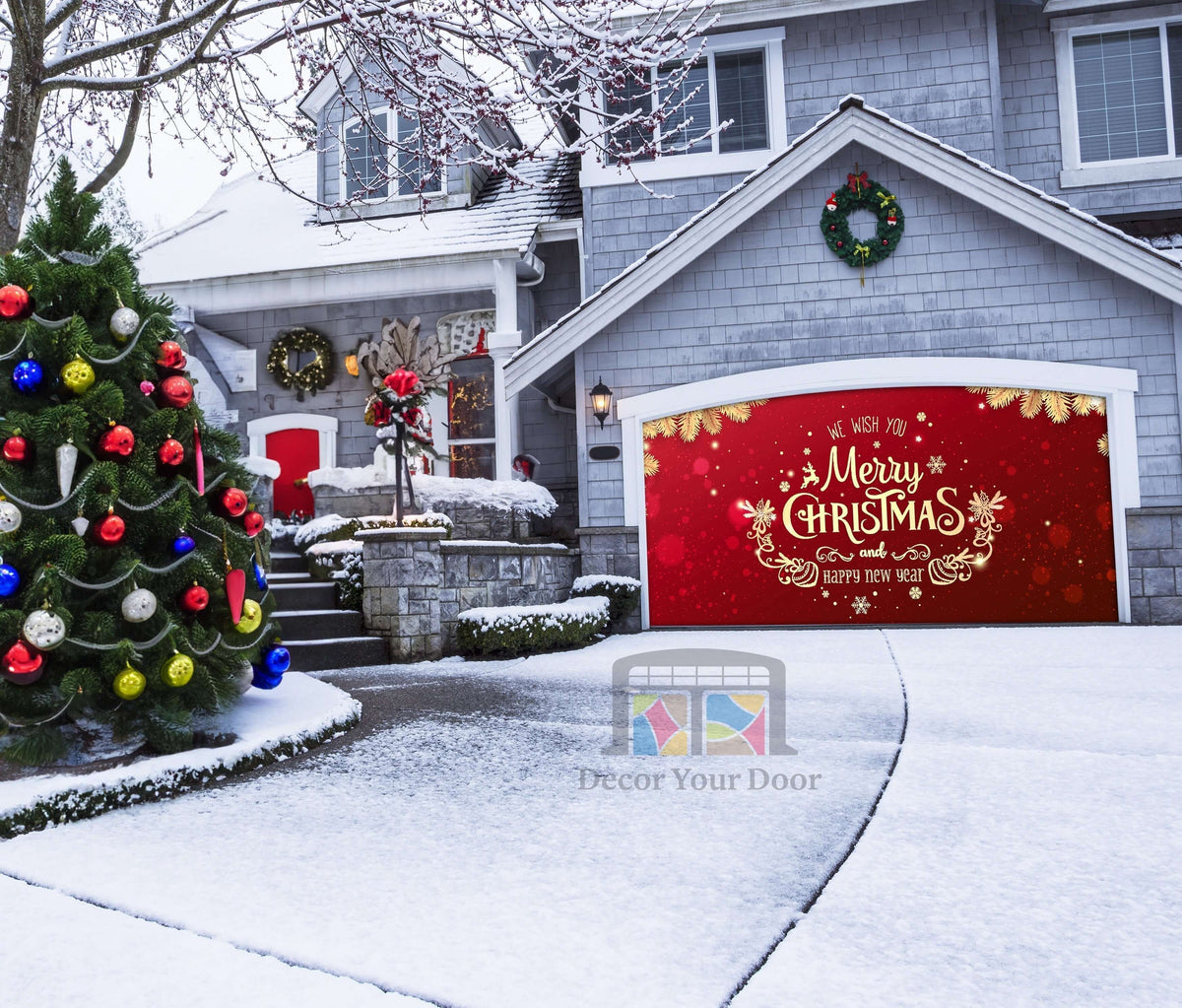 Christmas Garage Door Decorating Ideas and Tips