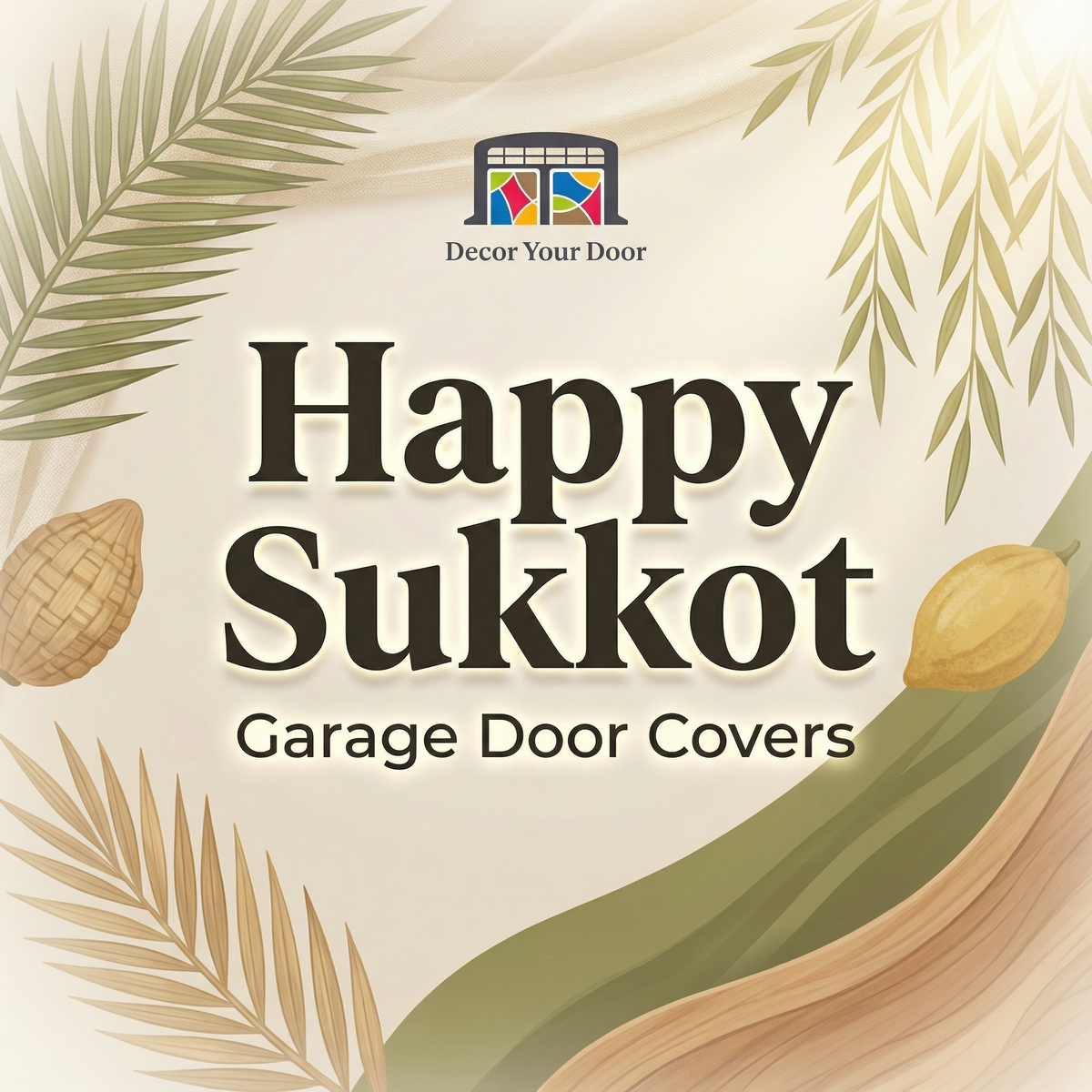 Sukkot Garage Door Covers