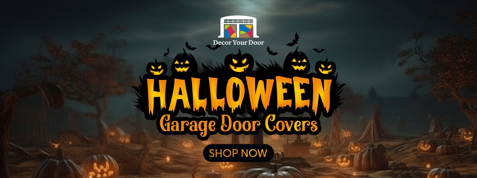 Halloween Garage Door Covers Collection