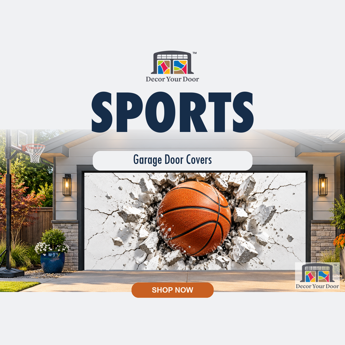 Sports Garage Door Covers