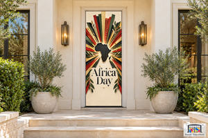 Sunburst Unity Africa Day Front Door Cover