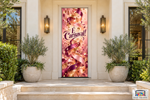 Sequin Ribbon Ascension Carnaval Front Door Cover