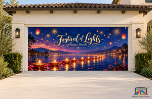Sapphire Festival of Lights Diwali Garage Door Cover
