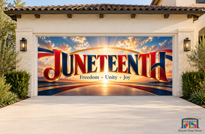 Juneteenth Bold Future Juneteenth Garage Door Cover
