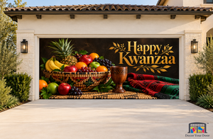 Harvest of Togetherness Kwanzaa Garage Door Cover