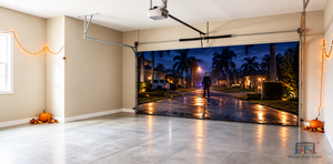 Michael Myers At The Driveway - Interior Garage Door Cover