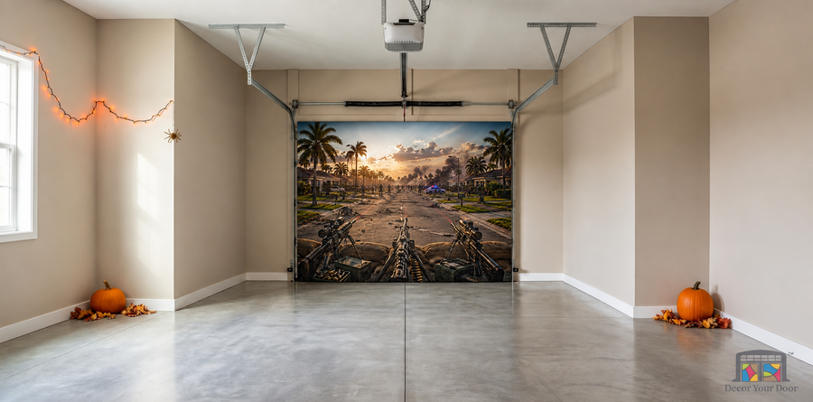 Last Stand Survival - Interior Garage Door Cover