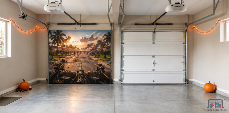 Alternate view of Last Stand Survival - Interior Garage Door Cover