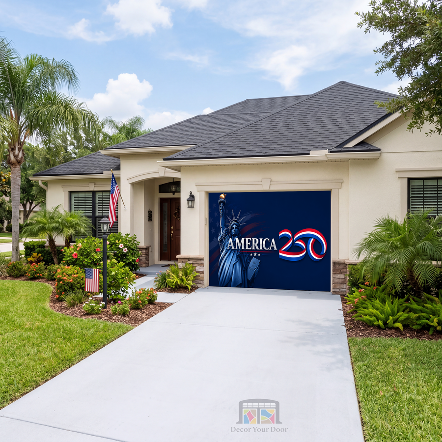 America 250 Liberty Celebration - Garage Door Cover