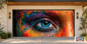 Spectrum Beauty Eye Art Garage Door Cover