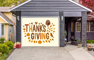 Autumn Blessings – Thanksgiving Garage Door Cover