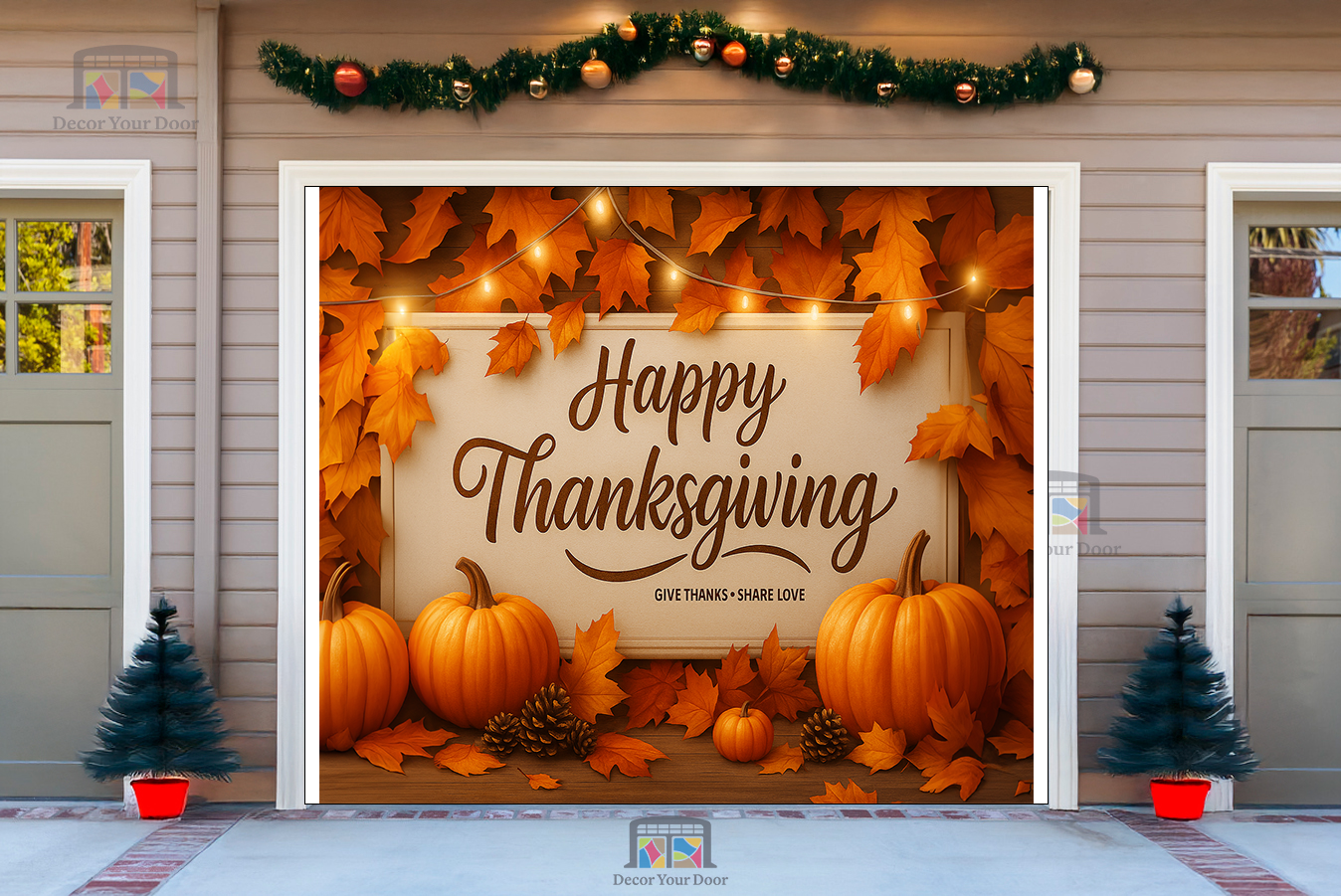Autumn Glow Thanksgiving – Garage Door Cover
