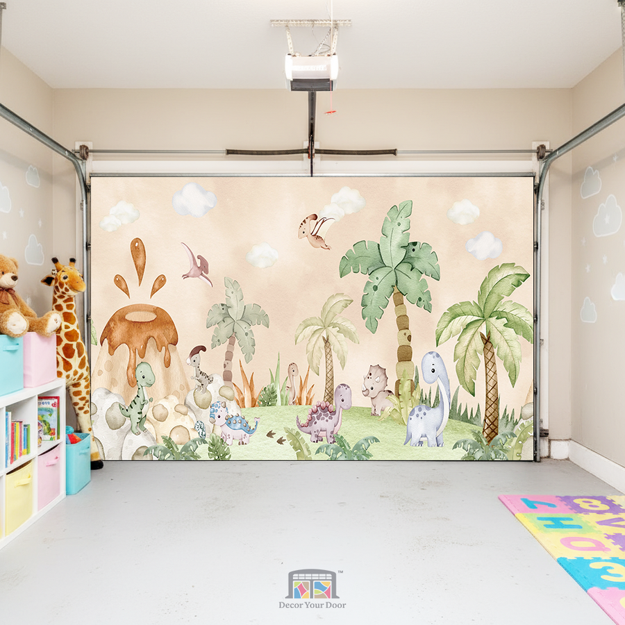 Baby Dino Land – Interior Garage Door Cover