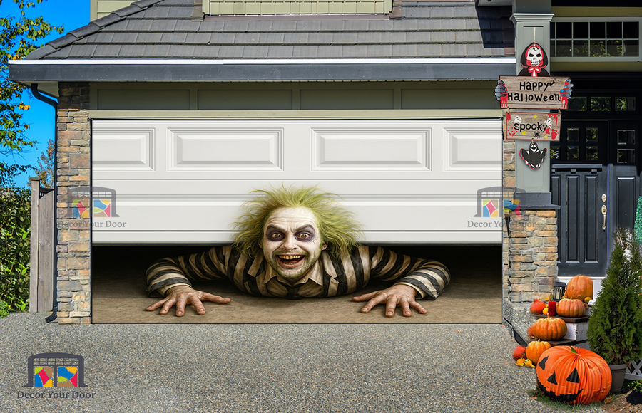 Beetlejuice Crawl Out - Cubierta para puerta de garaje