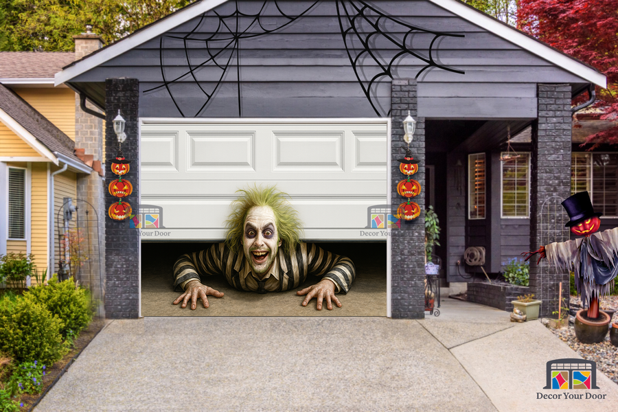 Beetlejuice Crawl Out - Cubierta para puerta de garaje
