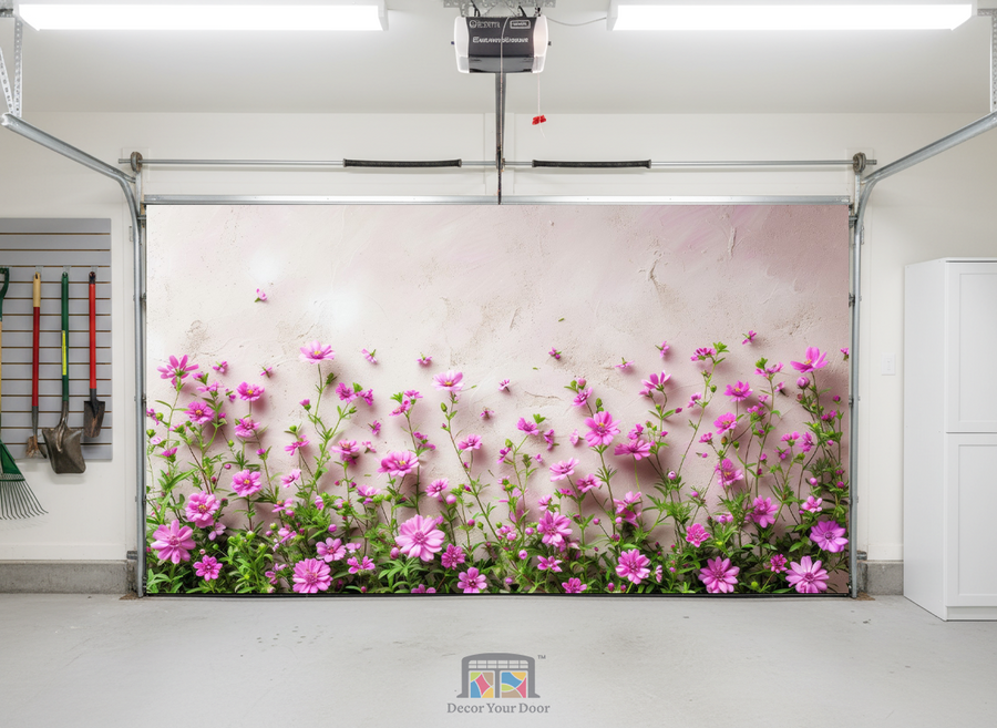 Blossom Charm – Interior Garage Door Cover