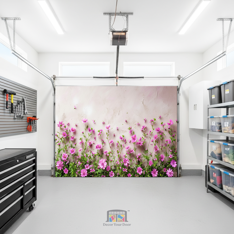 Blossom Charm – Interior Garage Door Cover