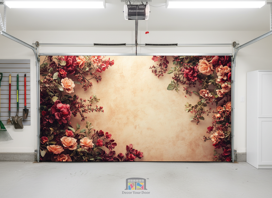 Blush Rose Harmony – Interior Garage Door Cover