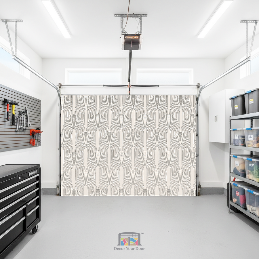 Boho Arches Harmony – Interior Garage Door Cover