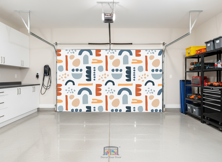 Boho Balance – Interior Garage Door Cover