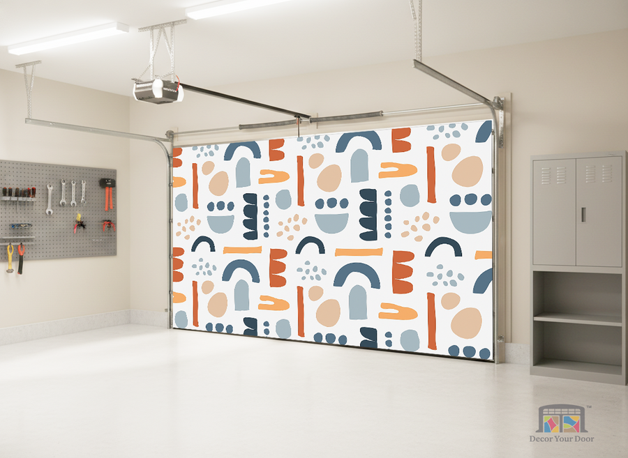 Boho Balance – Interior Garage Door Cover