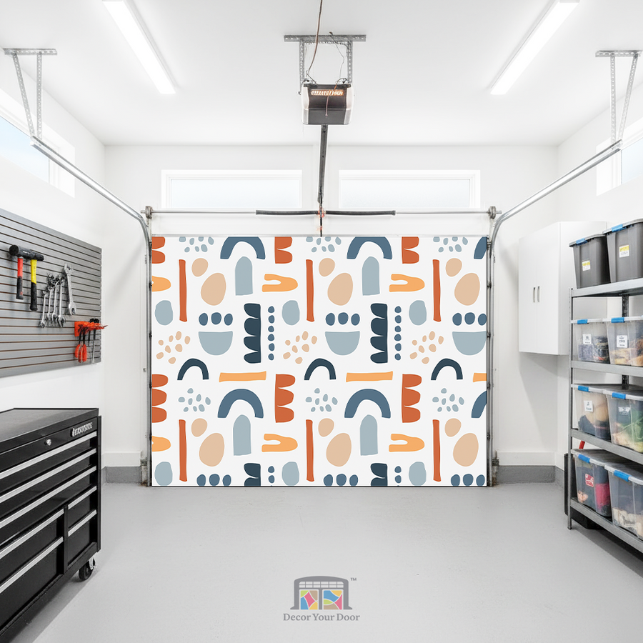 Boho Balance – Interior Garage Door Cover