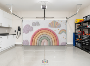 Boho Rainbow Dreams – Interior Garage Door Cover