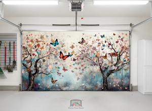 Butterfly Blossom Symphony – Interior Garage Door Cover