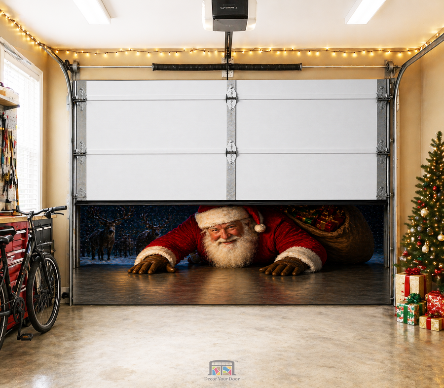 Santa’s Midnight Arrival – Interior Garage Door Cover