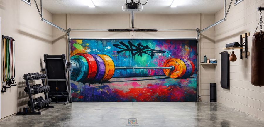 Chromatic Power Bar – Motivation Interior Garage Door Cover