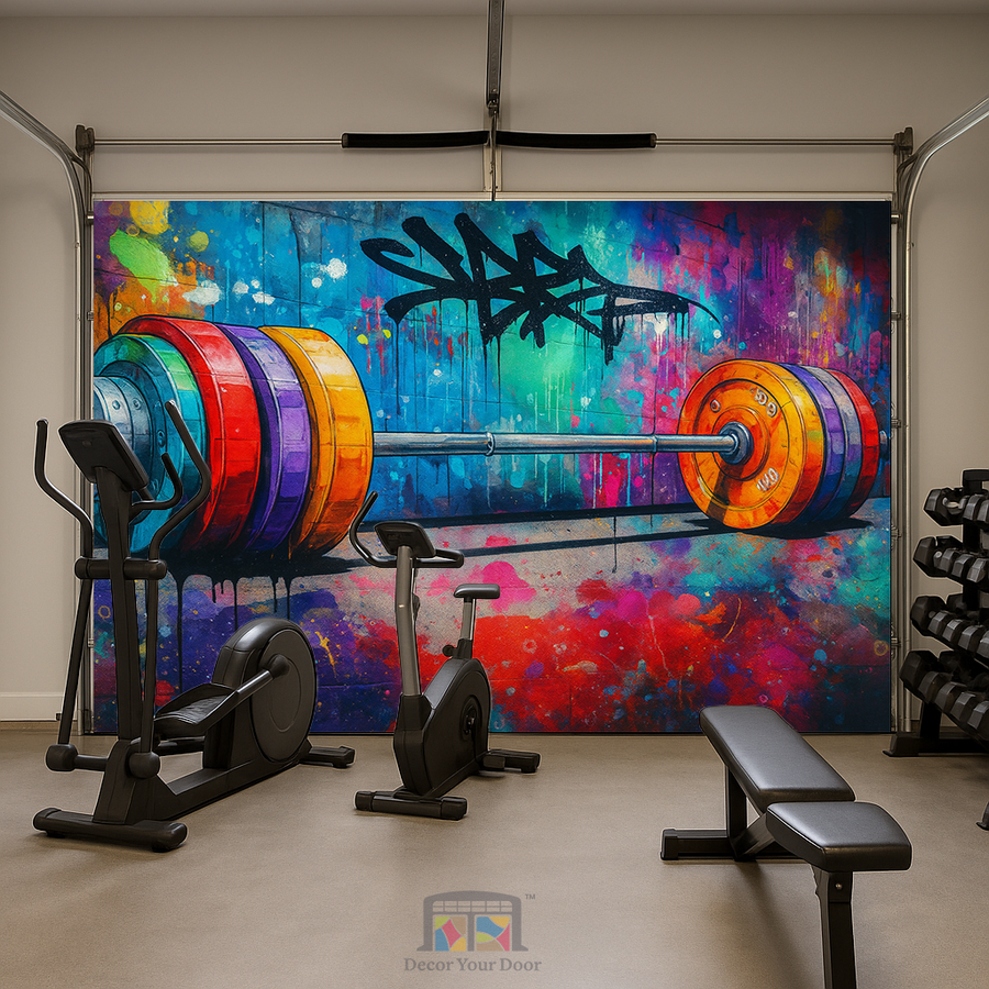 Chromatic Power Bar – Motivation Interior Garage Door Cover