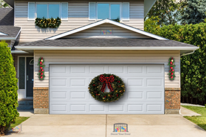 Classic Holiday Wreath – Christmas Garage Door Cover