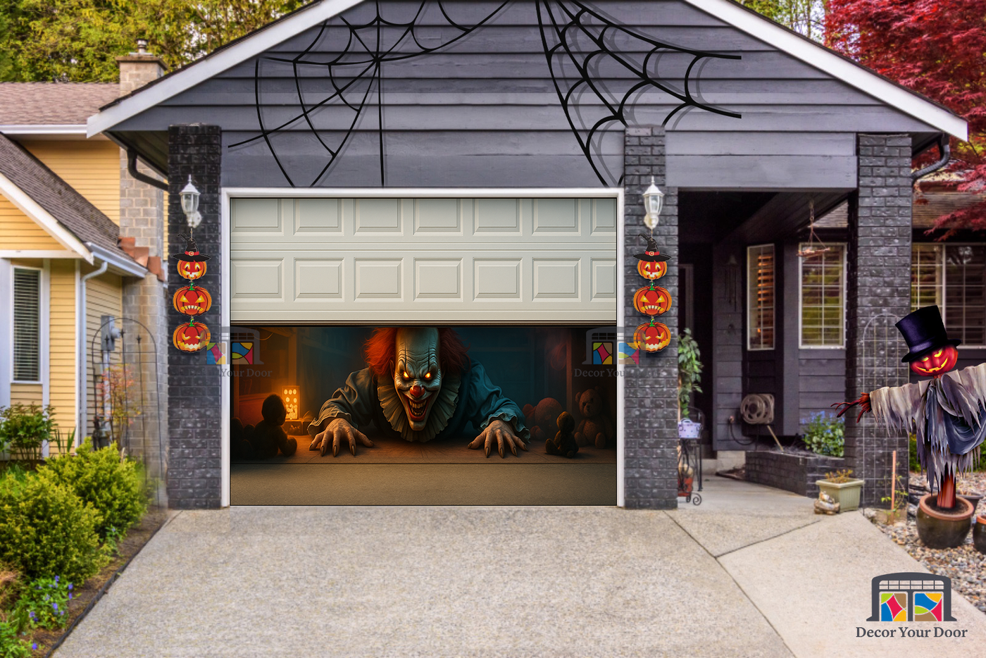 Clown Crawl - Garage Door Cover