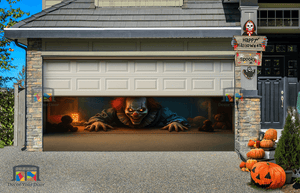 Clown Crawl - Garage Door Cover