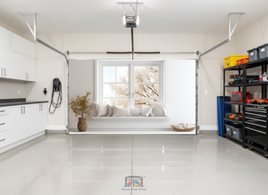 Cozy Window Nook – Interior Garage Door Cover