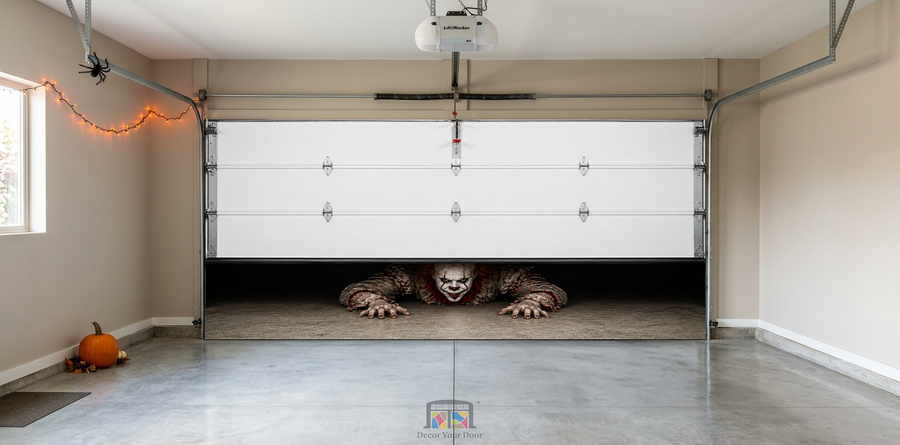 Creeping Nightmare Clown – Interior Garage Door Cover