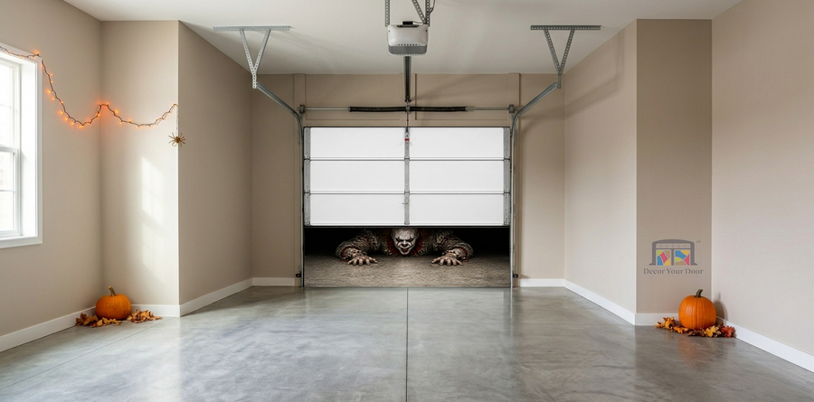 Creeping Nightmare Clown – Interior Garage Door Cover