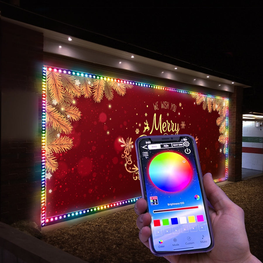 Añade una tira de luces LED inteligentes integradas alrededor de tu funda: 3 opciones de tamaño
