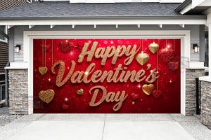 Feliz Día de San Valentín - Mural decorativo para puerta de garaje (Diseño #30)