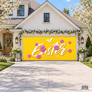Easter Sunshine Greetings Garage Door Cover