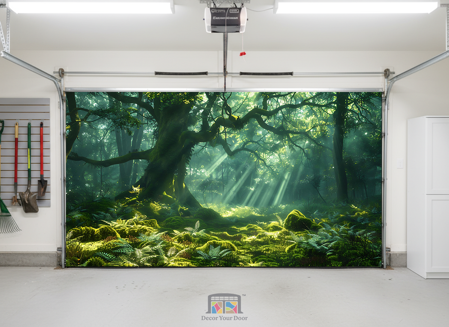 Enchanted Forest Light – Interior Garage Door Cover