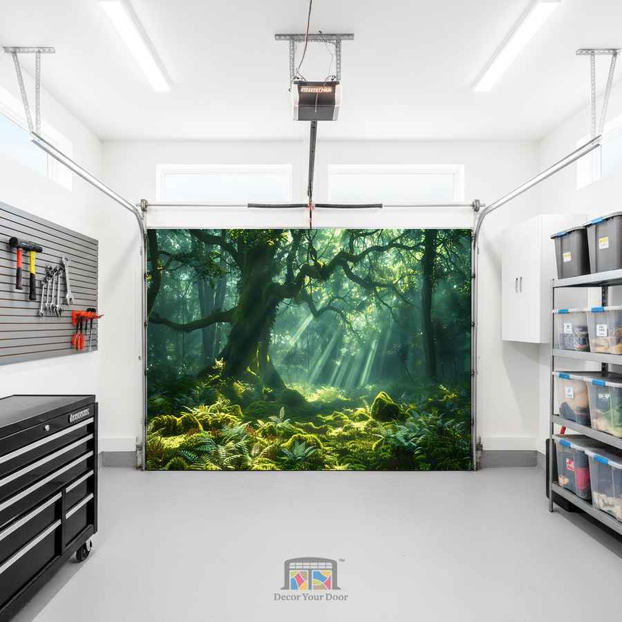 Enchanted Forest Light – Interior Garage Door Cover