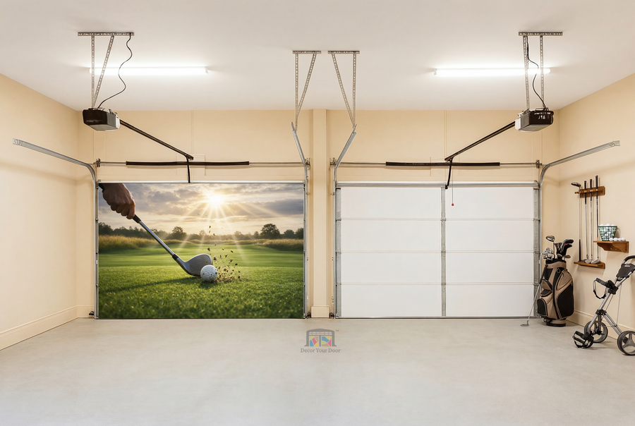 Every Shot, A New Chance – Interior Garage Door Cover