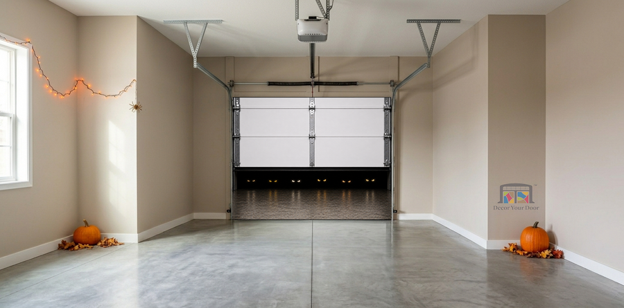 Eyes in the Darkness – Interior Garage Door Cover