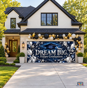Dream Big Graduation Garage Door Cover