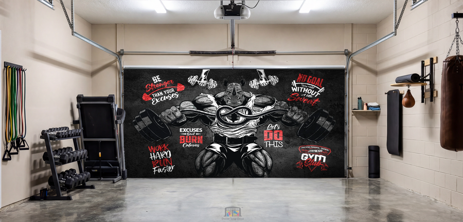 Unstoppable Strength – Motivation Interior Garage Door Cover
