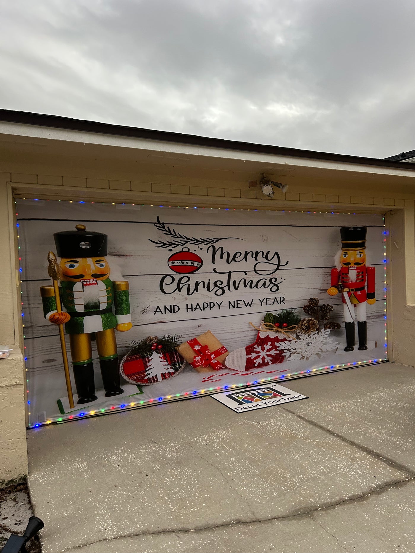 LED Strip Light Garage Door Cover – Smart Built-In Options
