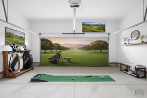 Golf Sunrise Serenity - Interior Garage Door Cover